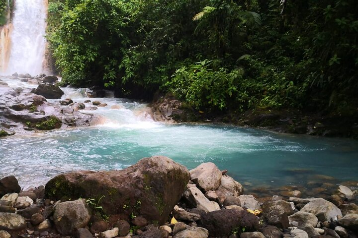 Rio Celeste river waterfall, hike and hot springs tour from San Jose, Costa Rica - Photo 1 of 11